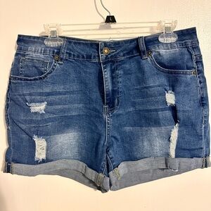 Stretchy Jean Shorts